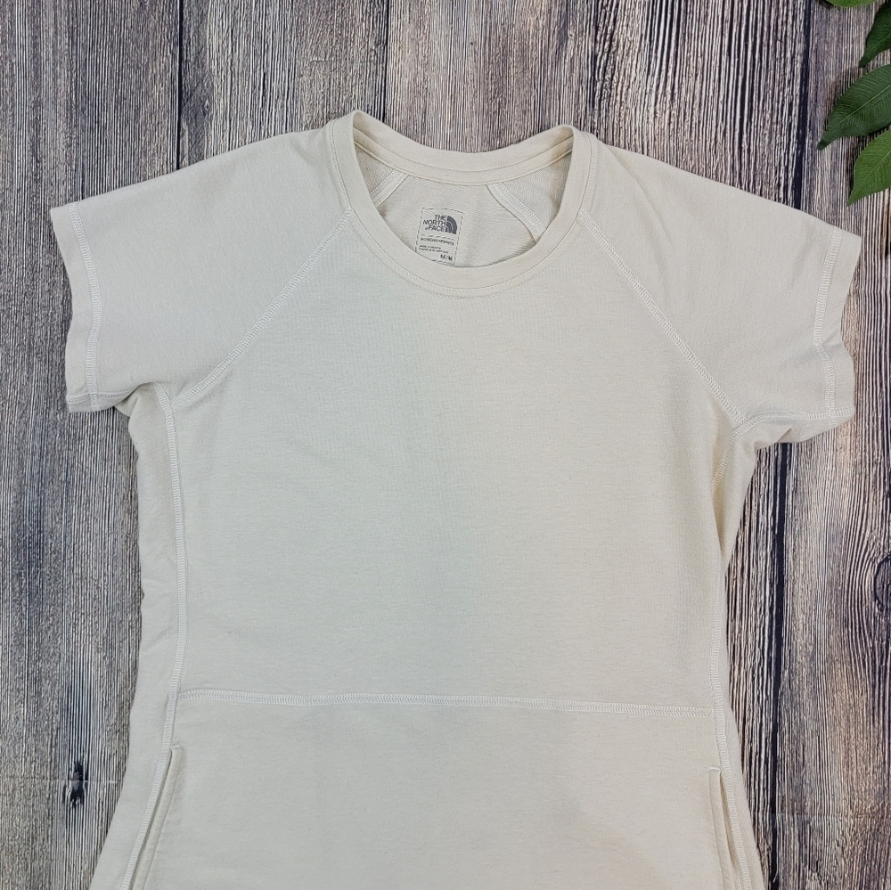 The North Face Tan Short Sleeve Sweater Dress - Picture 2 of 11